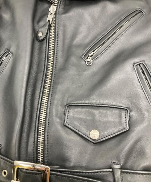 Schott（ショット）Schott (ショット) 618 RIDERS/ライダースジャケット ブラック サイズ:34の古着・服飾アイテム