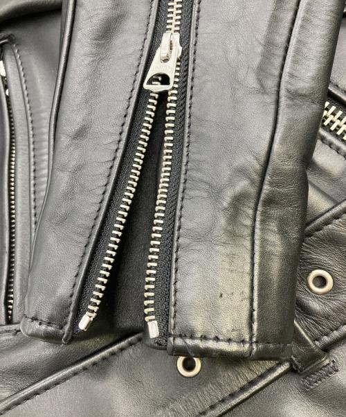 Schott（ショット）Schott (ショット) 618 RIDERS/ライダースジャケット ブラック サイズ:34の古着・服飾アイテム