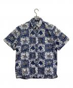 reyn spoonerレイン スプナー）の古着「シャツ」｜ネイビー