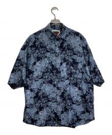 MAISON SPECIAL（メゾンスペシャル）の古着「トワル・ド・ジュイプライムオーバーショートスリーブシャツ」｜ネイビー