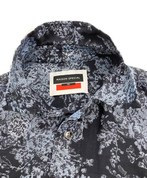 MAISON SPECIAL（メゾンスペシャル）MAISON SPECIAL (メゾンスペシャル) トワル・ド・ジュイプライムオーバーショートスリーブシャツ ネイビー サイズ:00の古着・服飾アイテム
