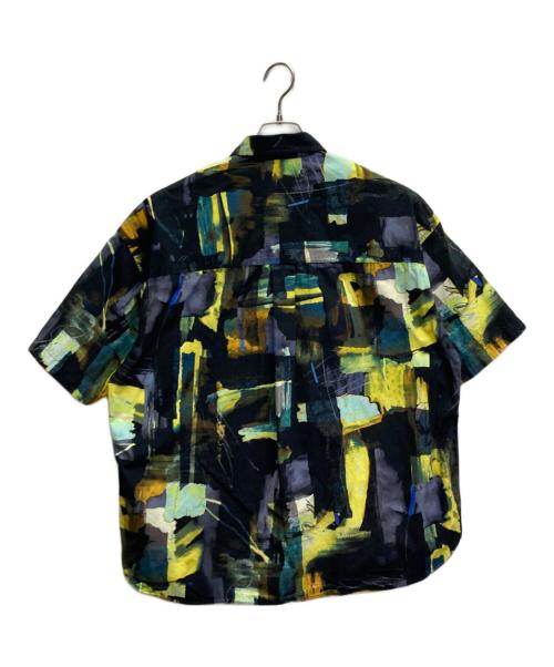 MAISON SPECIAL（メゾンスペシャル）MAISON SPECIAL (メゾンスペシャル) 【LIMITED EDITION】Prime-Over Short Sleeve Shirt イエロー×ブラック サイズ:１の古着・服飾アイテム