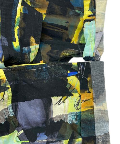 MAISON SPECIAL（メゾンスペシャル）MAISON SPECIAL (メゾンスペシャル) 【LIMITED EDITION】Prime-Over Short Sleeve Shirt イエロー×ブラック サイズ:１の古着・服飾アイテム