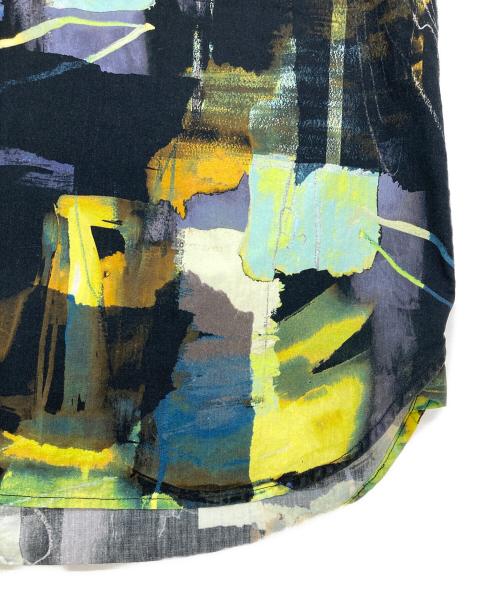 MAISON SPECIAL（メゾンスペシャル）MAISON SPECIAL (メゾンスペシャル) 【LIMITED EDITION】Prime-Over Short Sleeve Shirt イエロー×ブラック サイズ:１の古着・服飾アイテム