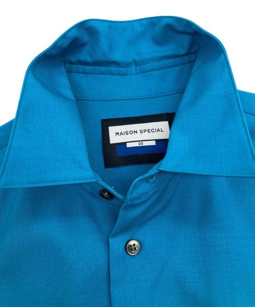 MAISON SPECIAL（メゾンスペシャル）MAISON SPECIAL (メゾンスペシャル) ションヘルプライムオーバーシャツ スカイブルーの古着・服飾アイテム