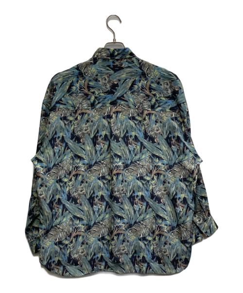 MAISON SPECIAL（メゾンスペシャル）MAISON SPECIAL (メゾンスペシャル) ボタニカルプライムオーバーシャツ グリーン サイズ:00の古着・服飾アイテム