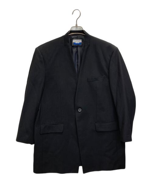 MAISON SPECIAL（メゾンスペシャル）MAISON SPECIAL (メゾンスペシャル) ウールプライムオーバーショルダーパッドノーカラージャケット ブラック サイズ:Mの古着・服飾アイテム