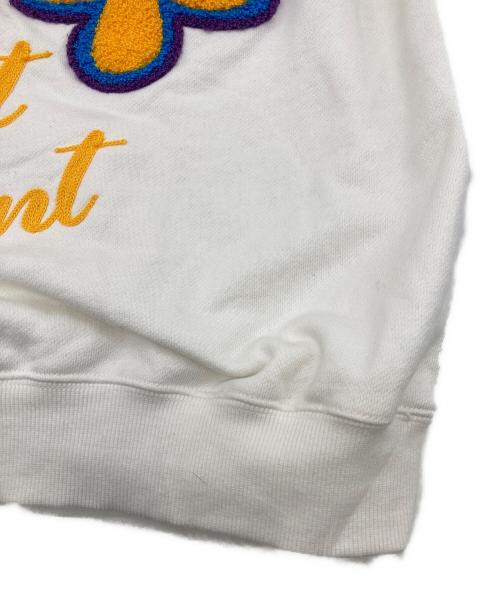 X-LARGE（エクストララージ）X-LARGE (エクストララージ) FLOWER PULLOVER HOODED SWEAT ホワイト サイズ:Mの古着・服飾アイテム