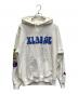X-LARGE（エクストララージ）の古着「FLOWER PULLOVER HOODED SWEAT」｜ホワイト