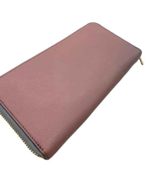 MOTHERHOUSE（マザーハウス）MOTHERHOUSE (マザーハウス) リトル ミイ エル スタイル ロング ウォレット ブルー×ピンクの古着・服飾アイテム