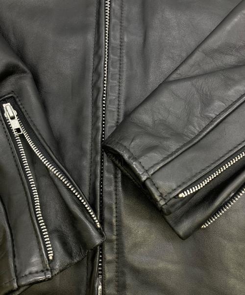 Schott（ショット）Schott (ショット) 641 ライナー付きスタンドカラーシングルライダース ブラック サイズ:38の古着・服飾アイテム