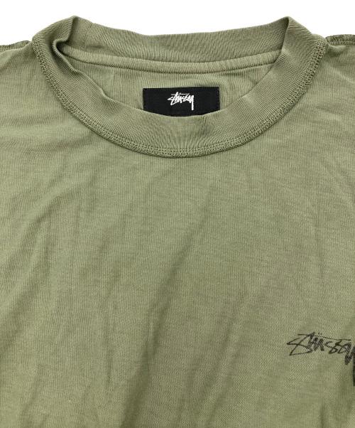 stussy（ステューシー）stussy (ステューシー) ロゴTシャツ グリーン サイズ:Mの古着・服飾アイテム
