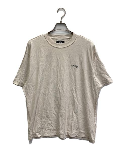 stussy（ステューシー）stussy (ステューシー) Tシャツ ベージュ サイズ:Mの古着・服飾アイテム