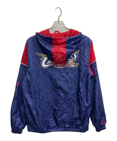 MITCHELL & NESS（ミッチェルアンドネス）MITCHELL & NESS (ミッチェルアンドネス) HARDWOOD CLASSICS (ハードウッドクラシック) アノラックパーカー ネイビー サイズ:Mの古着・服飾アイテム