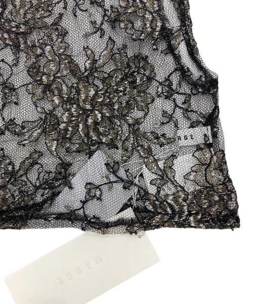 MARGE（マージ）MARGE (マージ) LACE SHORT GILLET グリーン サイズ:Fの古着・服飾アイテム