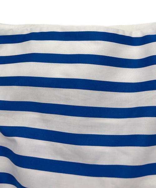 MADISON BLUE（マディソンブルー）MADISON BLUE (マディソンブルー) BASQUE SH S/S BORDER ブルー サイズ:00の古着・服飾アイテム