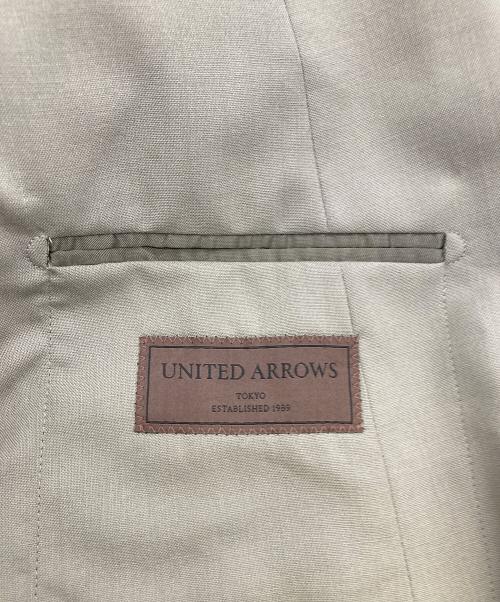 UNITED ARROWS TOKYO（ユナイテッドアローズトウキョウ）UNITED ARROWS TOKYO (ユナイテッドアローズトウキョウ) トロピカル 6B ダブルブレスト ブレザー ベージュ サイズ:52の古着・服飾アイテム