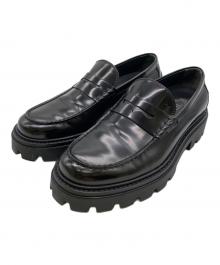 TOD'S（トッズ）の古着「チャンキーソールコインローファー」｜ブラック