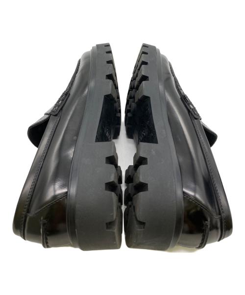 TOD'S（トッズ）TOD'S (トッズ) チャンキーソールコインローファー ブラック サイズ:6.5の古着・服飾アイテム