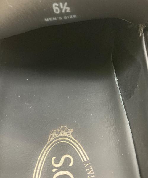 TOD'S（トッズ）TOD'S (トッズ) チャンキーソールコインローファー ブラック サイズ:6.5の古着・服飾アイテム