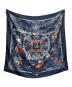 HERMES (エルメス) Joies d’ Hiver(冬の愉しみ)　カレ90 ネイビー：18000円