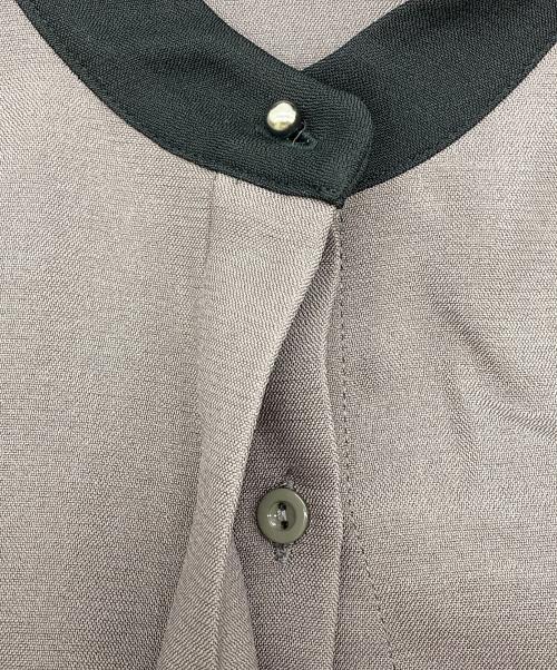 SHIPS（シップス）SHIPS (シップス) ダブルクロス Aライン シャツワンピース グレー サイズ:Freeの古着・服飾アイテム