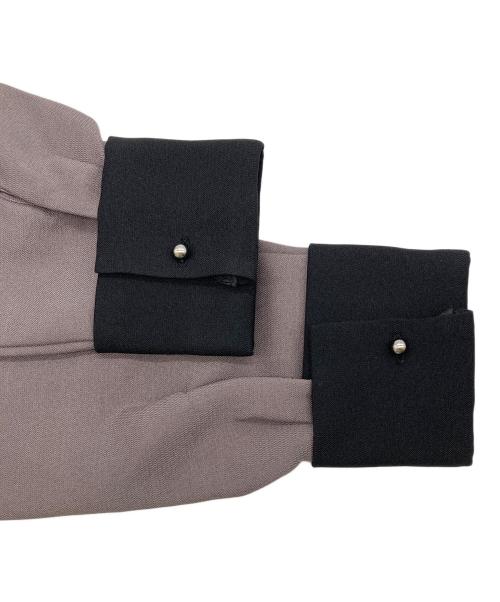 SHIPS（シップス）SHIPS (シップス) ダブルクロス Aライン シャツワンピース グレー サイズ:Freeの古着・服飾アイテム