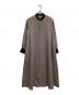 SHIPS（シップス）の古着「ダブルクロス Aライン シャツワンピース」｜グレー