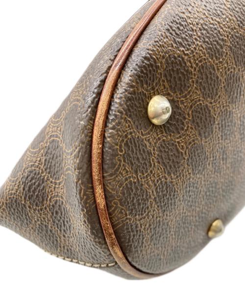 CELINE（セリーヌ）CELINE (セリーヌ) マカダム柄オールドハンドバッグ ブラウンの古着・服飾アイテム