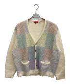 SUPREMEシュプリーム）の古着「brushed mohair cardigan」｜ベージュ