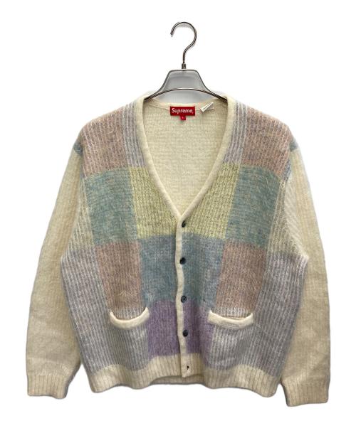 SUPREME（シュプリーム）Supreme (シュプリーム) brushed mohair cardigan ベージュ サイズ:Lの古着・服飾アイテム