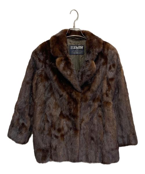 EMBA（エンバ）EMBA (エンバ) ファージャケット ブラウン サイズ:Sの古着・服飾アイテム