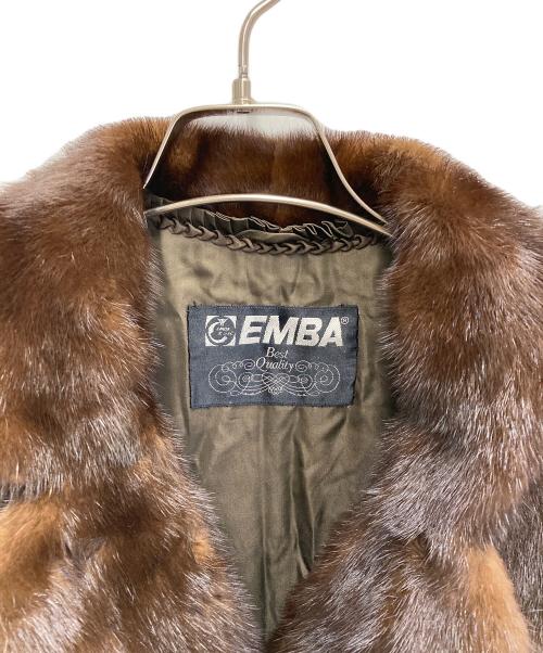 EMBA（エンバ）EMBA (エンバ) ファージャケット ブラウン サイズ:Sの古着・服飾アイテム