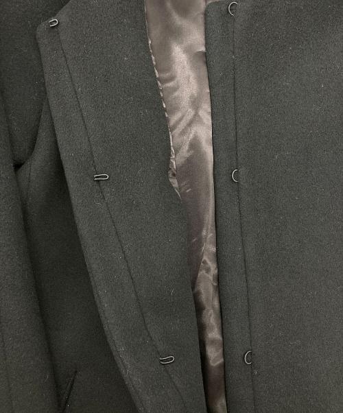 DEUXIEME CLASSE（ドゥーズィエム クラス）Deuxieme Classe (ドゥーズィエム クラス) ウールビーバートラペーズコート ブラック サイズ:Mの古着・服飾アイテム