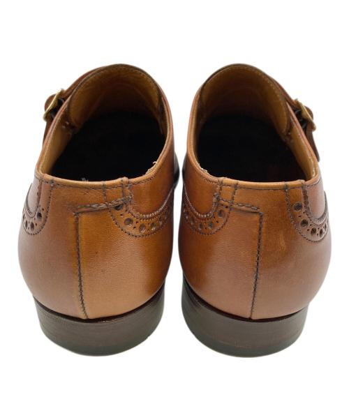 Crockett & Jones（クロケット＆ジョーンズ）Crockett & Jones (クロケット＆ジョーンズ) シングルモンク ウィングチップドレスシューズ ブラウン サイズ:5 1/2Eの古着・服飾アイテム