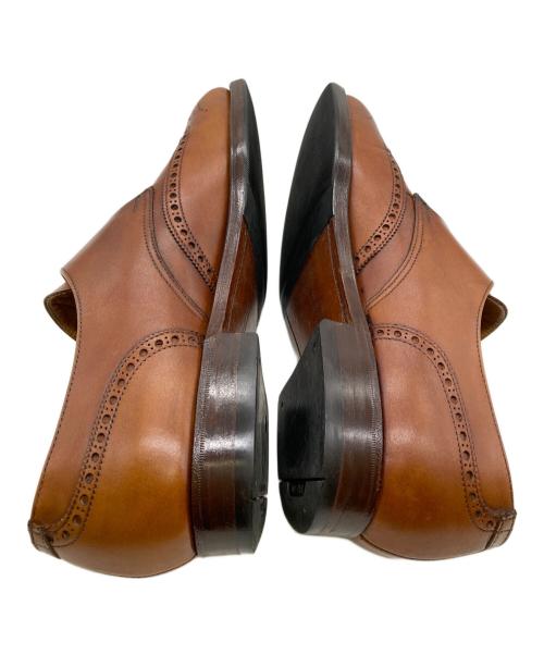 Crockett & Jones（クロケット＆ジョーンズ）Crockett & Jones (クロケット＆ジョーンズ) シングルモンク ウィングチップドレスシューズ ブラウン サイズ:5 1/2Eの古着・服飾アイテム