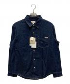 Calvin Klein Jeansカルバンクラインジーンズ）の古着「デニムシャツ - カジュアルクラシックデニムシャツ」｜ネイビー