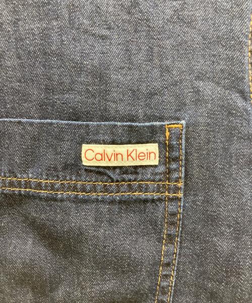 Calvin Klein Jeans（カルバンクラインジーンズ）Calvin Klein Jeans (カルバンクラインジーンズ) デニムシャツ - カジュアルクラシックデニムシャツ ネイビー サイズ:Mの古着・服飾アイテム
