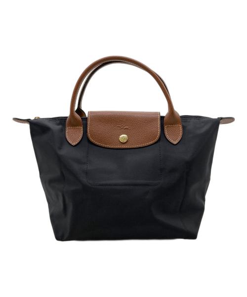 LONGCHAMP（ロンシャン）LONGCHAMP (ロンシャン) ル プリアージュ オリジナル S トップハンドルバッグ ブラックの古着・服飾アイテム