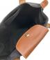 中古・古着 LONGCHAMP (ロンシャン) ル プリアージュ オリジナル S トップハンドルバッグ ブラック：5000円