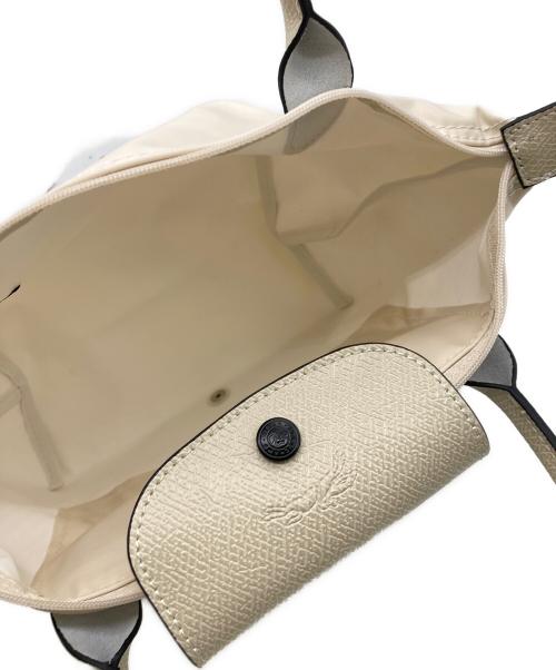 LONGCHAMP（ロンシャン）LONGCHAMP (ロンシャン) ハンドバッグ ホワイトの古着・服飾アイテム