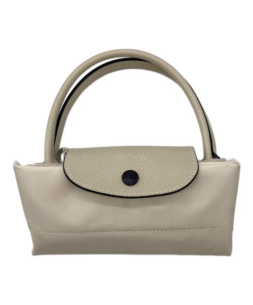 LONGCHAMP（ロンシャン）LONGCHAMP (ロンシャン) ハンドバッグ ホワイトの古着・服飾アイテム