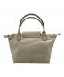 LONGCHAMP (ロンシャン) ハンドバッグ ホワイト：5000円