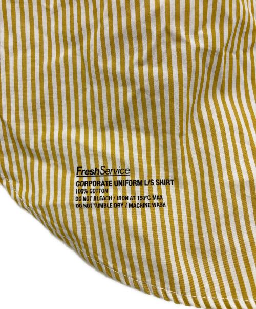 FreshService（フレッシュサービス）FreshService (フレッシュサービス) CORPORATE UNIFORM L/S SHIRT イエロー サイズ:Mの古着・服飾アイテム