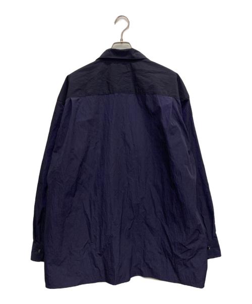 santaku（サンタク）santaku (サンタク) ワッシャーナイロンリップストップ シャツジャケット ネイビー サイズ:Fの古着・服飾アイテム