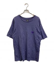 Needles×JOURNAL STANDARD（ニードルズ×ジャーナルスタンダード）の古着「パピヨン エンブロイダリー 刺繍 クルーネック 半袖Tシャツ」｜パープル
