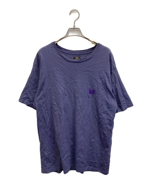 Needles（ニードルズ）Needles (ニードルズ) JOURNAL STANDARD (ジャーナルスタンダード) パピヨン エンブロイダリー 刺繍 クルーネック 半袖Tシャツ パープル サイズ:Lの古着・服飾アイテム