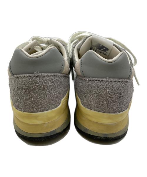 NEW BALANCE（ニューバランス）NEW BALANCE (ニューバランス) ユーズド加工ローカットスニーカー グレー サイズ:25.5の古着・服飾アイテム