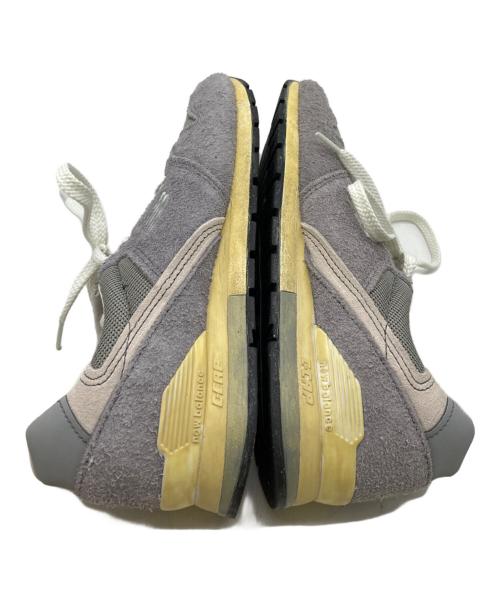 NEW BALANCE（ニューバランス）NEW BALANCE (ニューバランス) ユーズド加工ローカットスニーカー グレー サイズ:25.5の古着・服飾アイテム