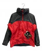 mont-bellモンベル）の古着「ドロワットパーカー」｜グレー×レッド